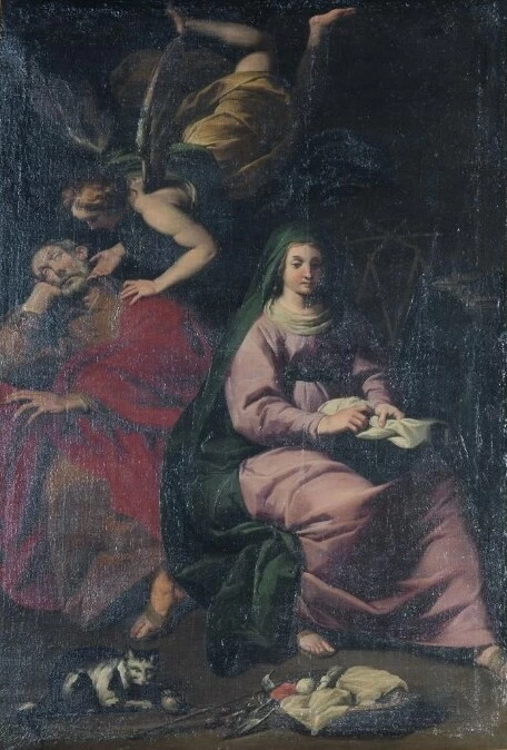 Gian Giacomo Barbelli 19 Il sogno di san Giuseppe Santa Maria Assunta in Ombriano