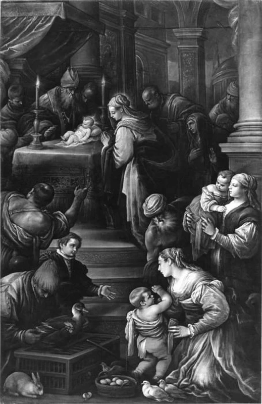 Francesco Bassano 123 Presentazione di Gesù al tempio Praga, Narodni Galerie v Praze