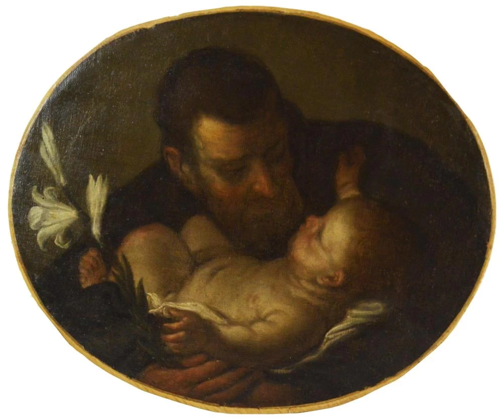 Giuseppe Bazzani 155 San Giuseppe col Bambino attribuito