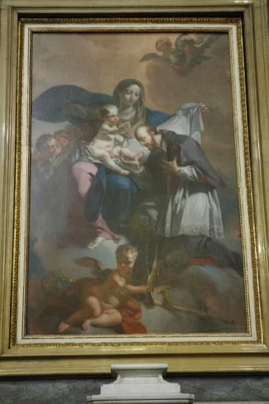 Claudio Francesco Beaumont 73 Madonna con Bambino e San Francesco di Sales