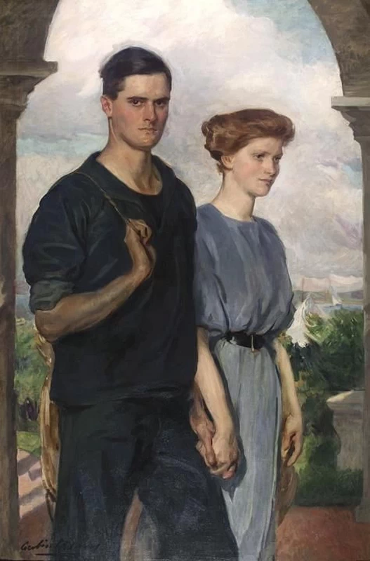Cecilia Beaux 92 Sophie e il marito, Henry Sandwith Drinker