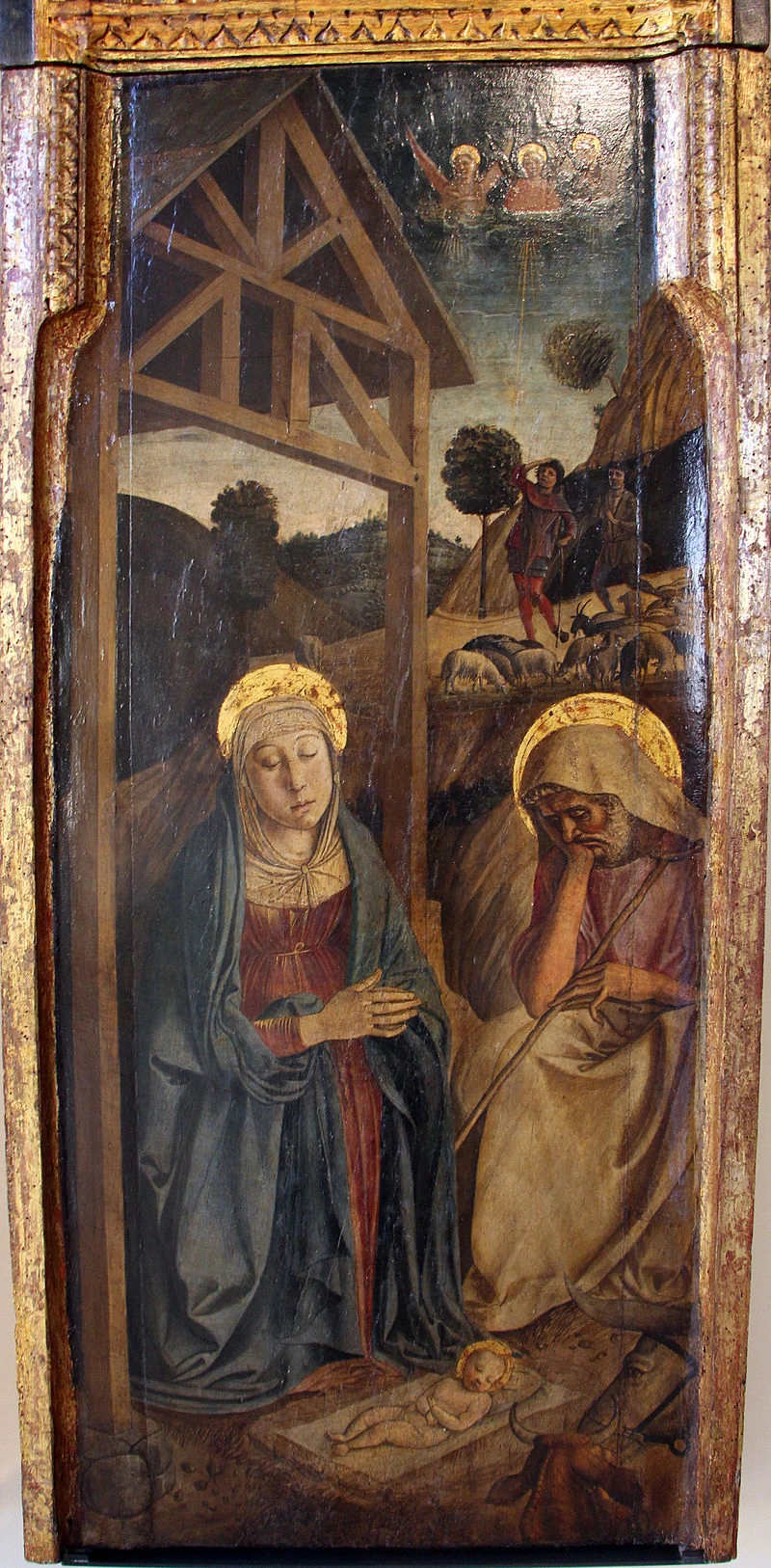 Trittico della Natività - dettaglio, Gallerie dell'Accademia, Venice