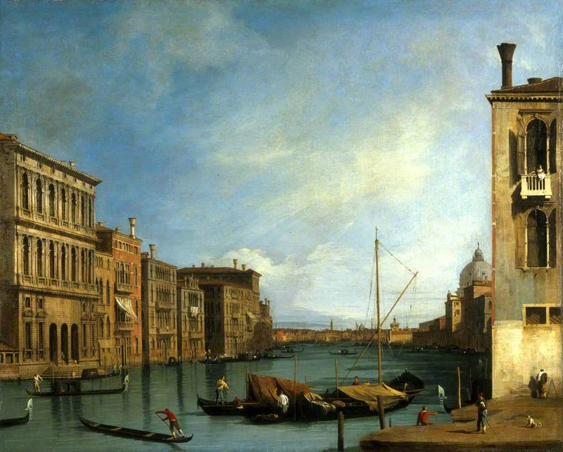 Bernardo Bellotto 46 Il Canal Grande e campo san vito National Galleries of Scotland
