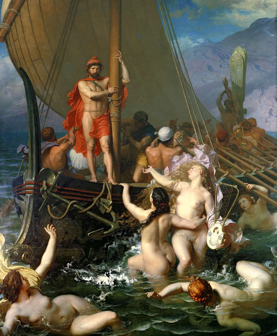 Léon Belly 49 Ulisse e le sirene Museo de l'Hotel Sanderin, Saint Omer