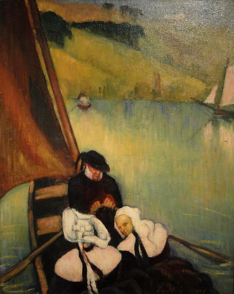 Donne bretoni sul traghetto Museo d'arte di San Diego