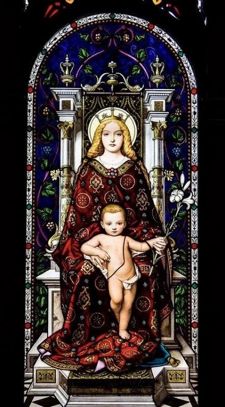 Giuseppe Bertini 109 Madonna in trono Musei Vaticani
