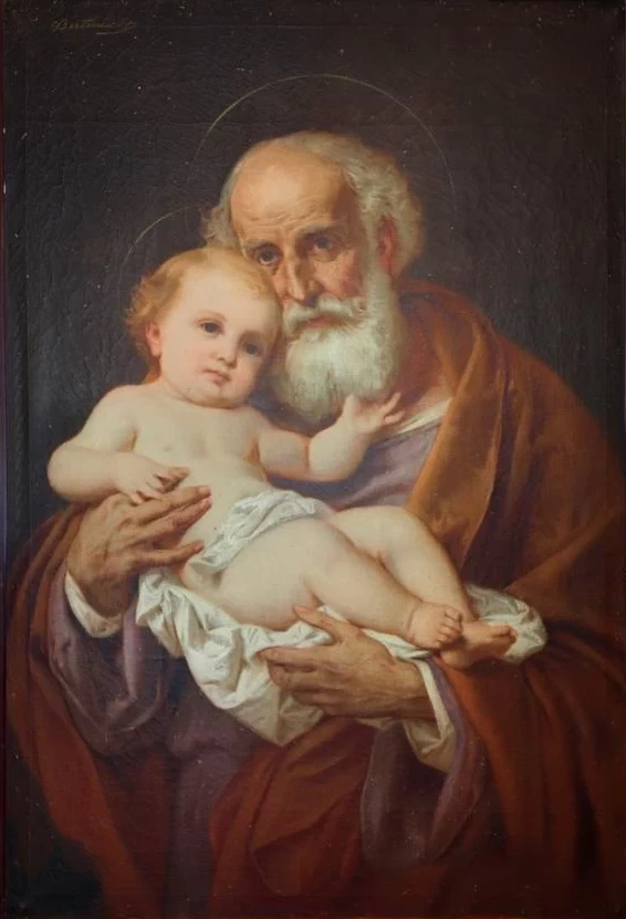 Giuseppe Bertini 120 San Giuseppe col Bambino
