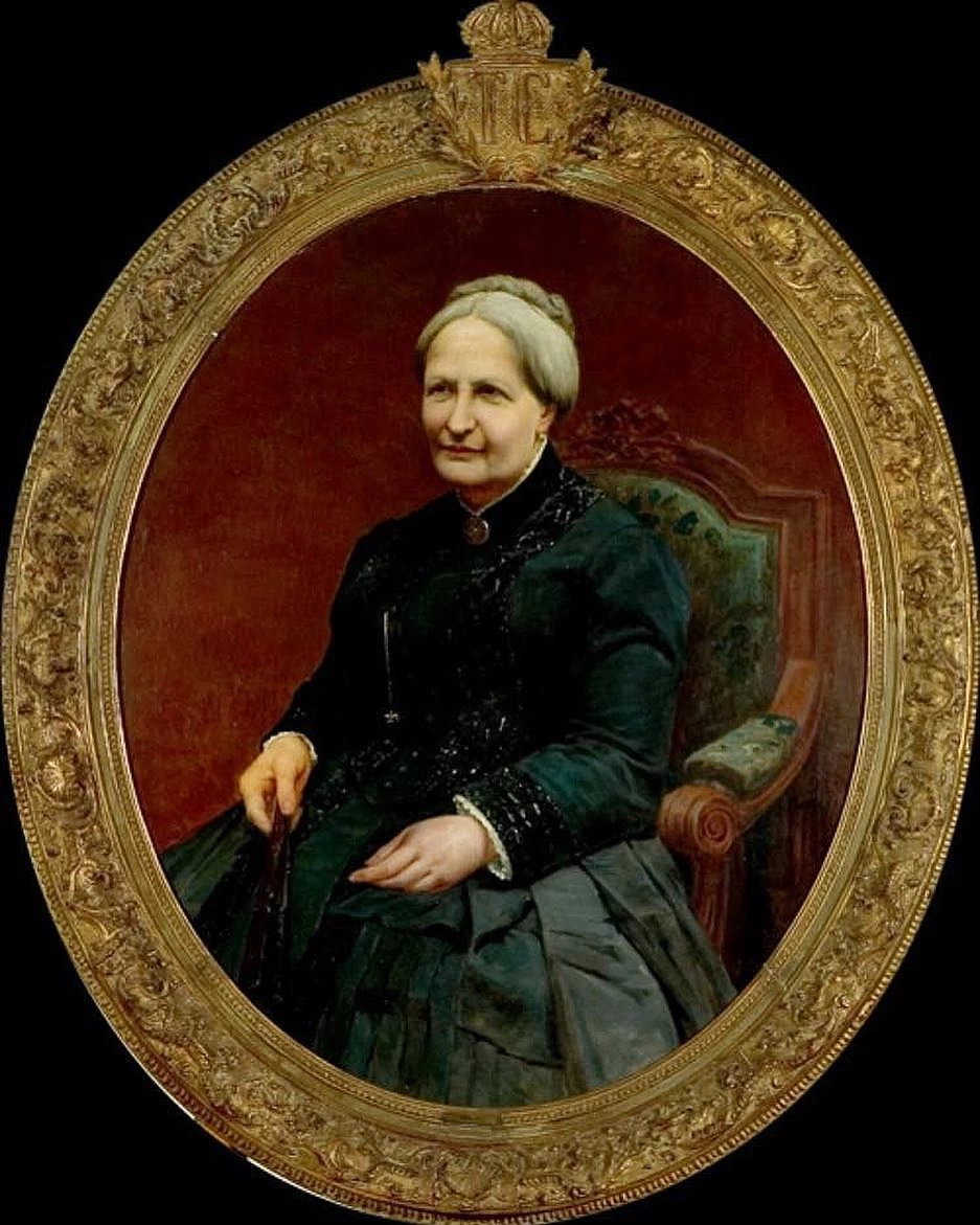 Armand Berton 43 Ritratto dell'imperatrice Teresa Cristina Maria di Borbone Due Sicilie, 1889