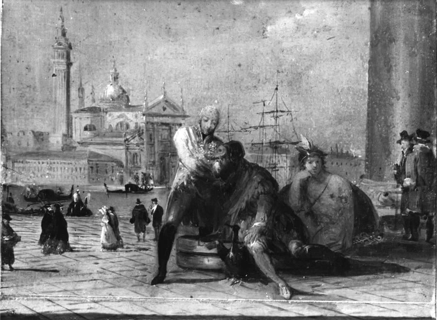 Giuseppe Bernardino Bison 1 Allegoria con la veduta di San Giorgio Trieste