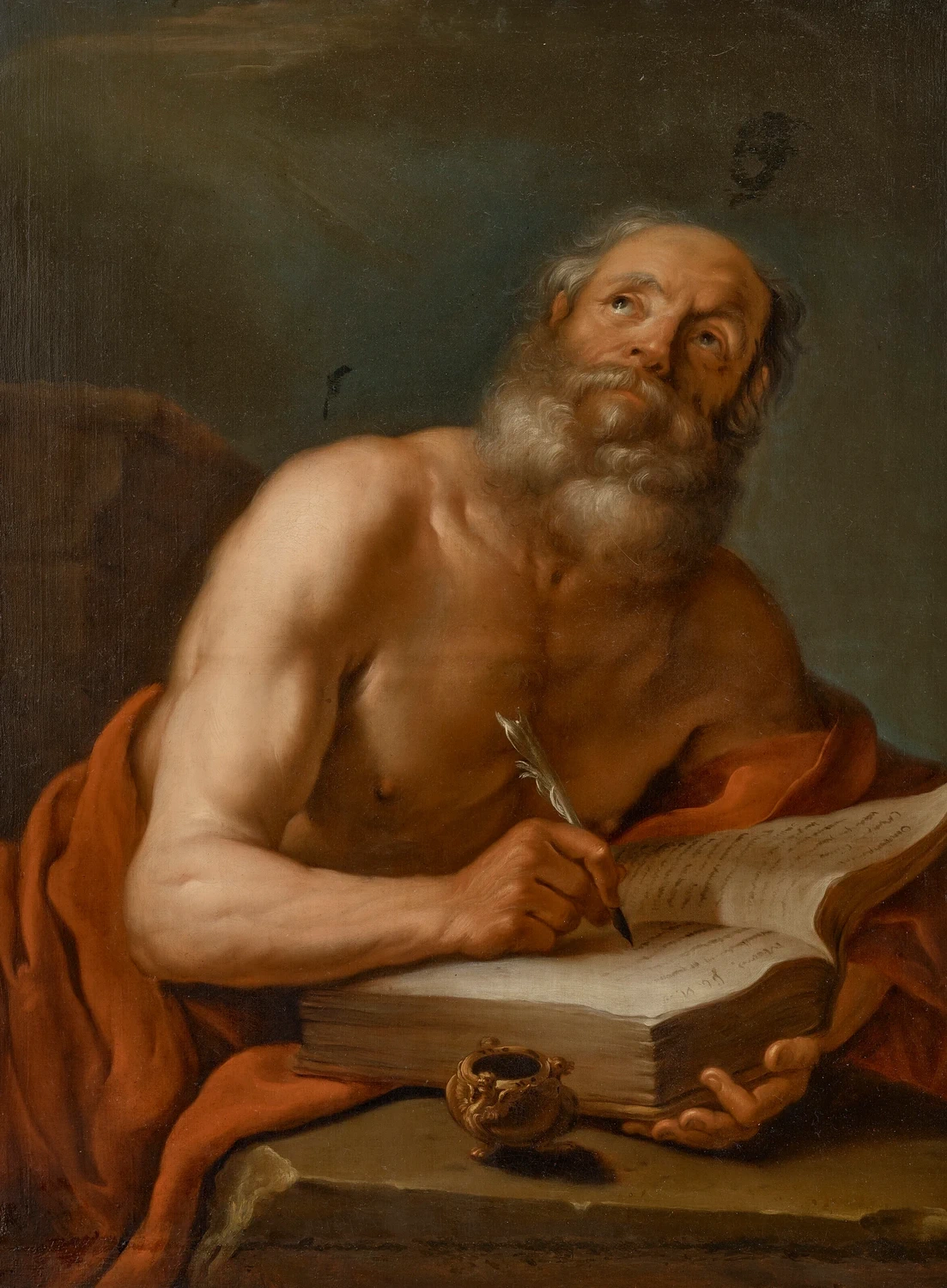 Jacques Blanchard 67 San Girolamo in meditazione attribuito