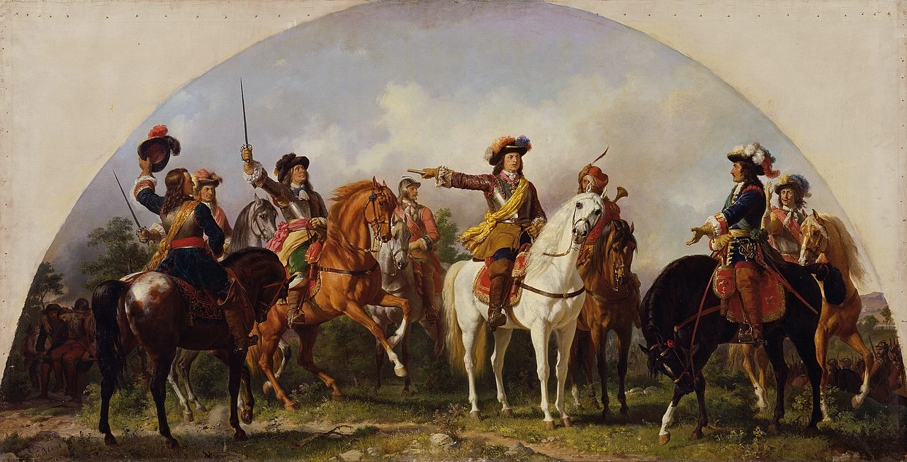 Karl von Blaas 23 La battaglia del San Gottardo nel 1664 Österreichische Galerie Belvedere, Vienna