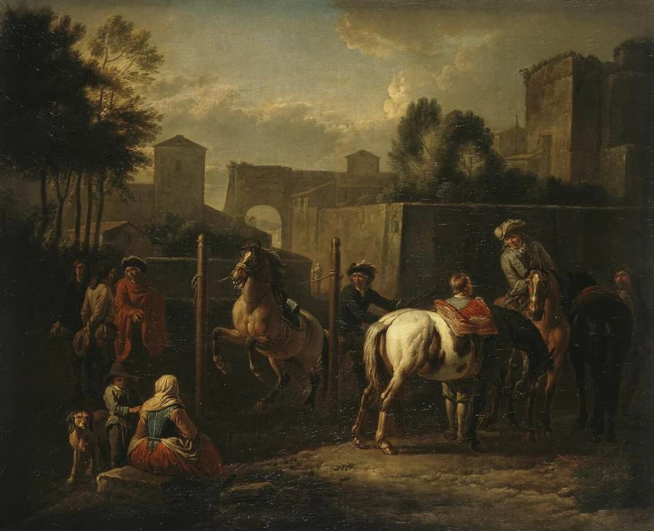 Pieter van Bloemen 59 Scuola di equitazione all'aria aperta Hermitage, San Pietroburgo