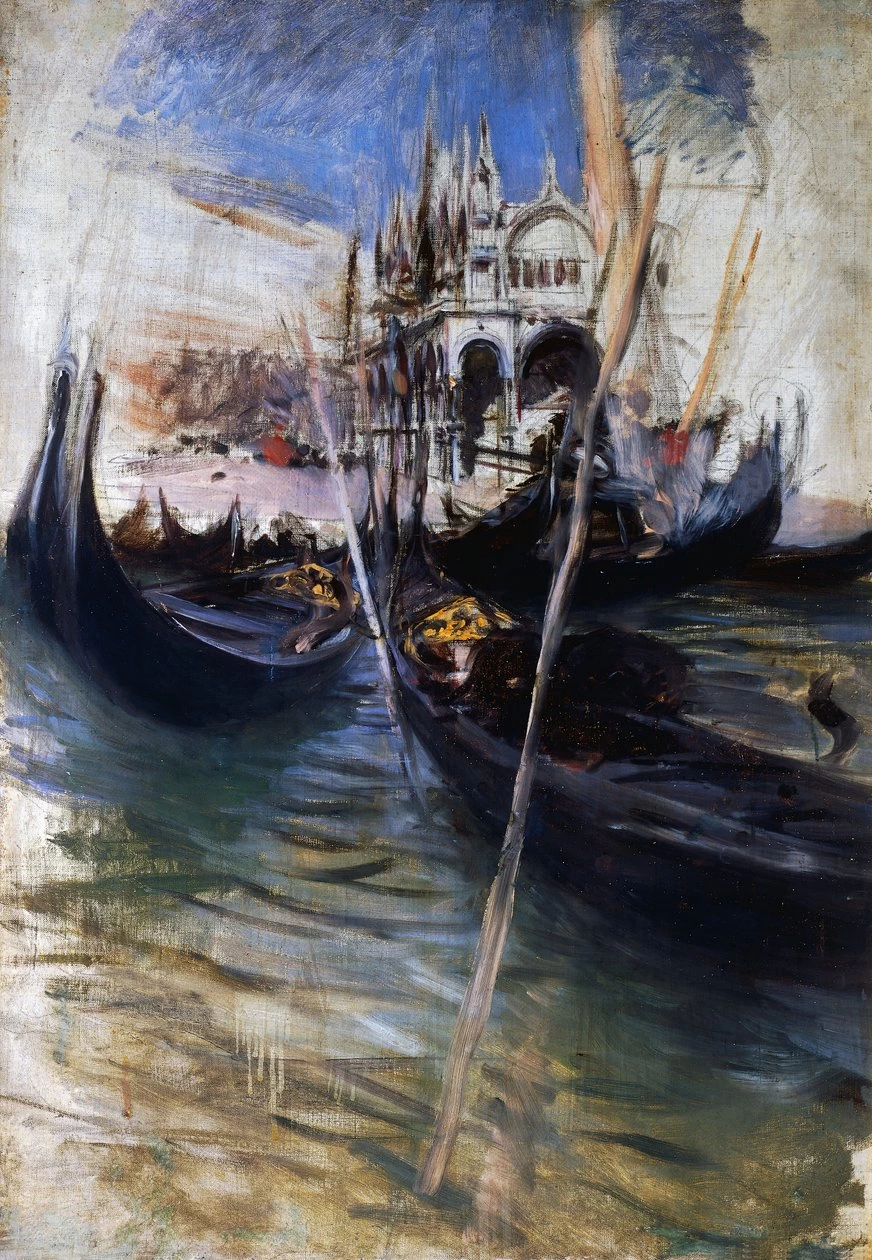 Giovanni Boldini 129 Molo e San Marco a Venezia
