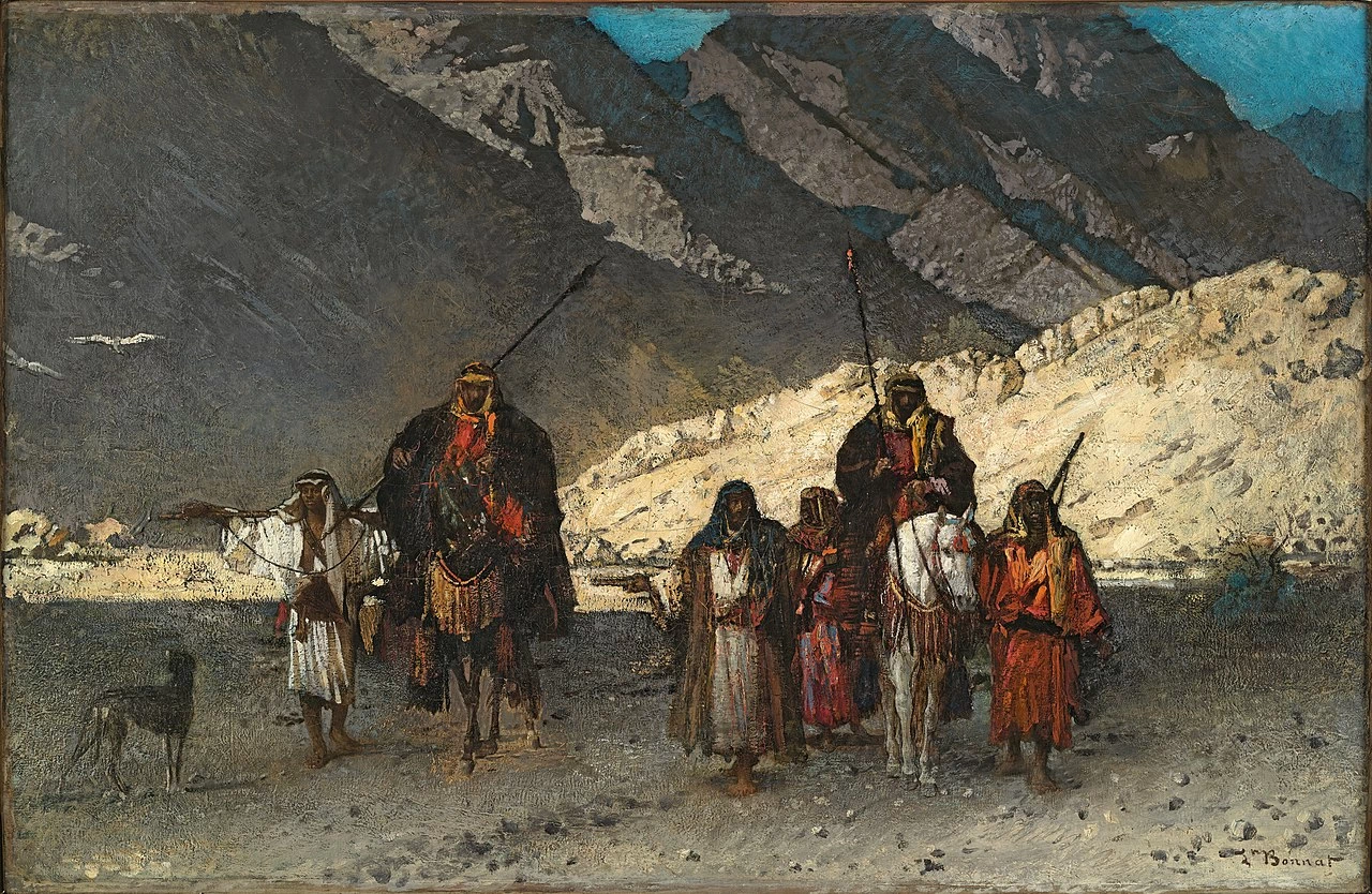Léon Bonnat 90 Sceicchi arabi in montagna Hermitage, San Pietroburgo