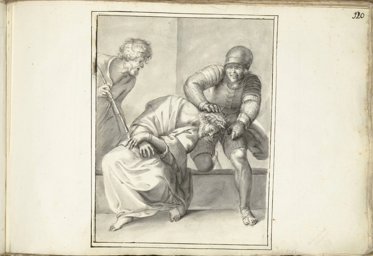 Moses ter Borch 25 Cristo coronato di spine Rijksmuseum Amsterdam