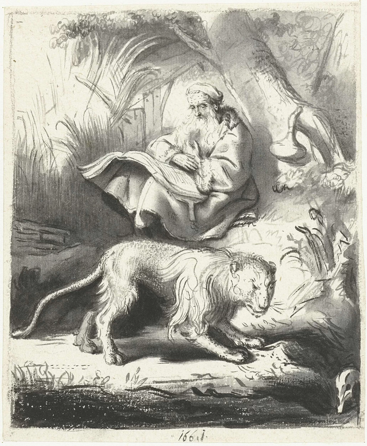 Moses ter Borch 59 San Girolamo nel deserto