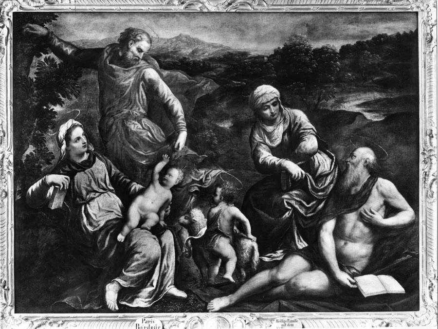 Paris Bordon 174 Sacra Famiglia e san Girolamo Dresda, Gemäldegalerie Alte Meister