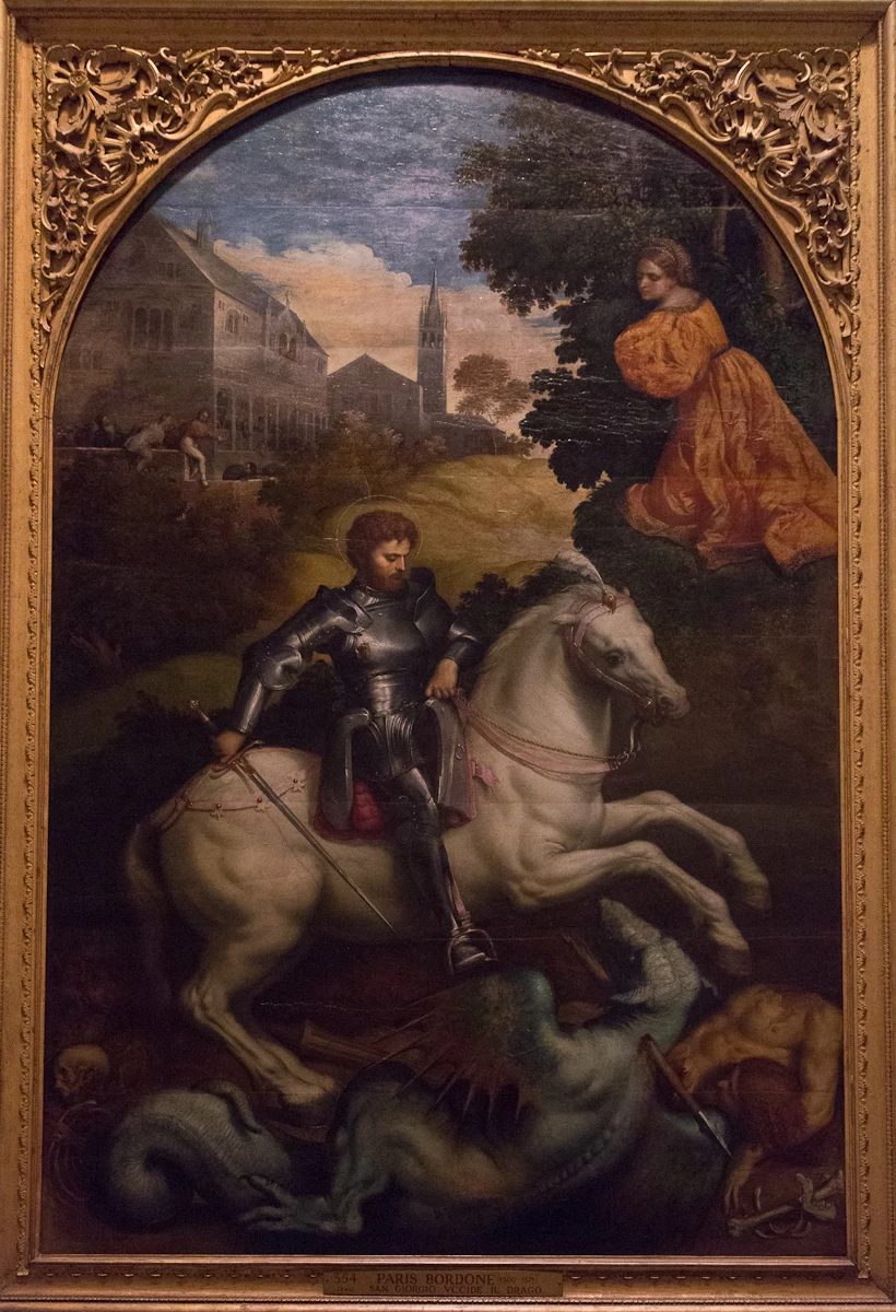 Paris Bordon 181 San Giorgio uccide il Drago Musei Vaticani