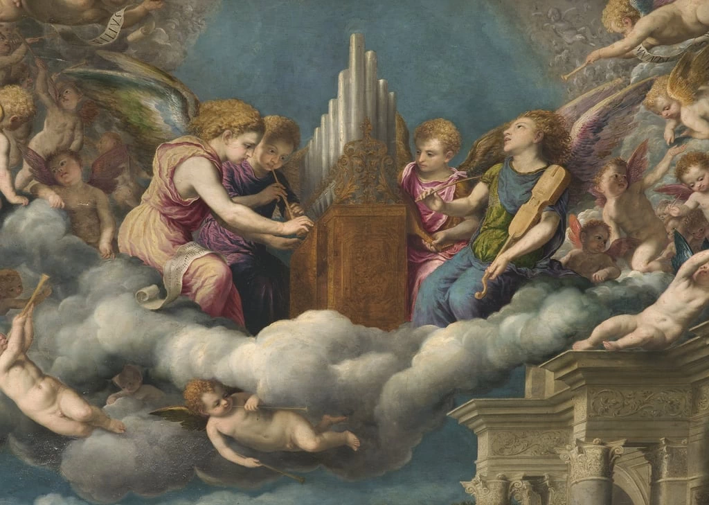 Paris Bordon 3 Ageli musicanti Santa Maria dei Miracoli presso San Celso, Milano