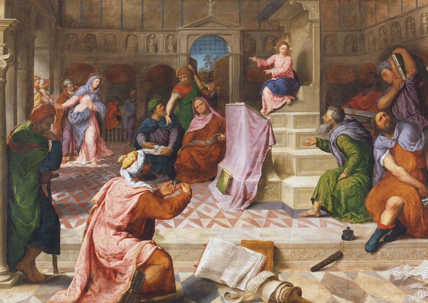 Paris Bordon 53 Gesù tra i dottori nel tempio Boston, Isabella Stewart Gardner Museum