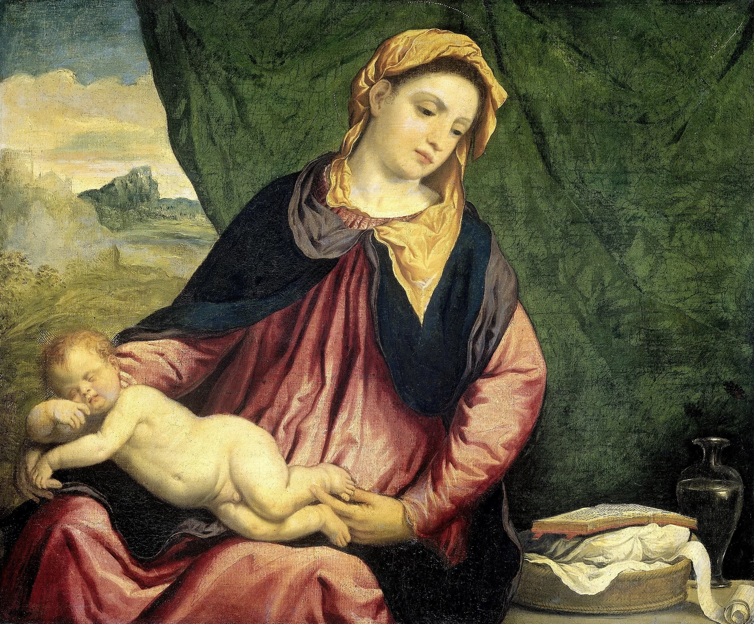 Paris Bordon 74 Madonna col Bambino addormentato Rijks Museum, Amsterdam