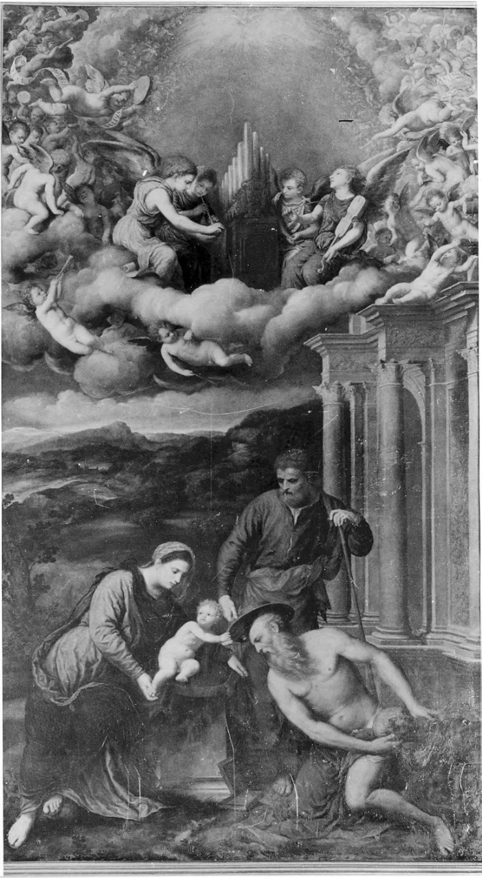 Paris Bordon 83 Madonna con Bambino con San Girolamo Milano