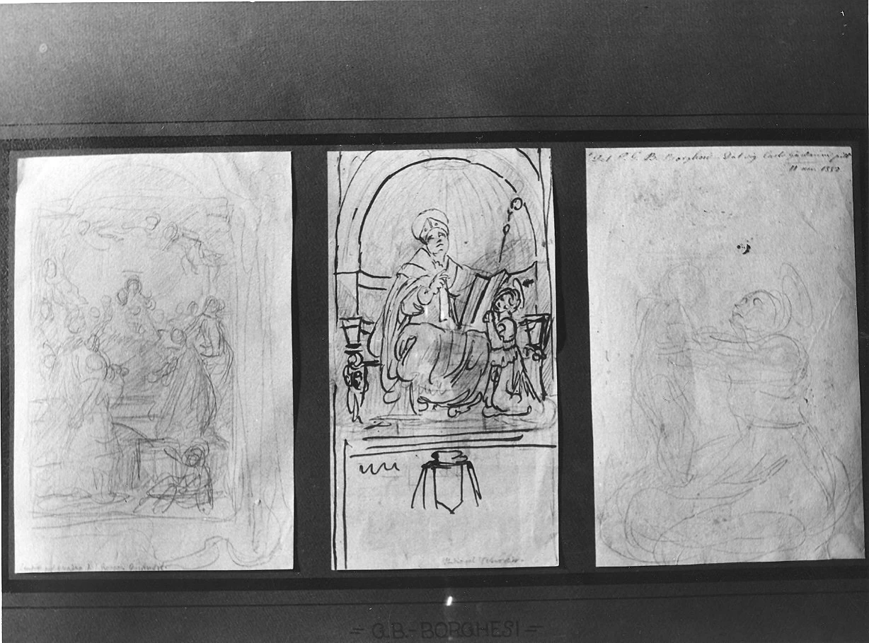 Borghesi Giovan Battista 17 Madonna con Bambino e Santi Pinacoteca Stuard, Parma