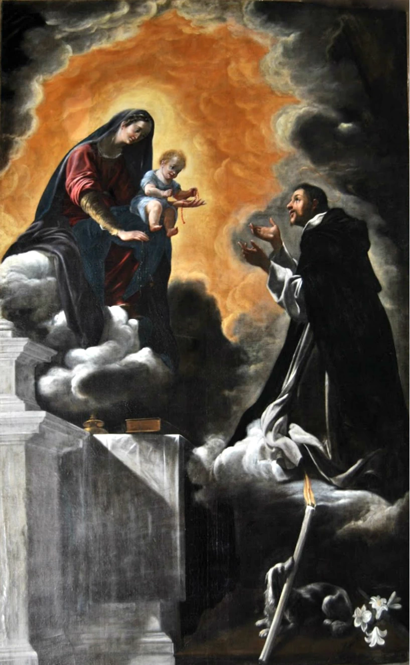 Orazio Borgianni 54 Visione di san Domenico Valladolid, Convento de Porta Coeli