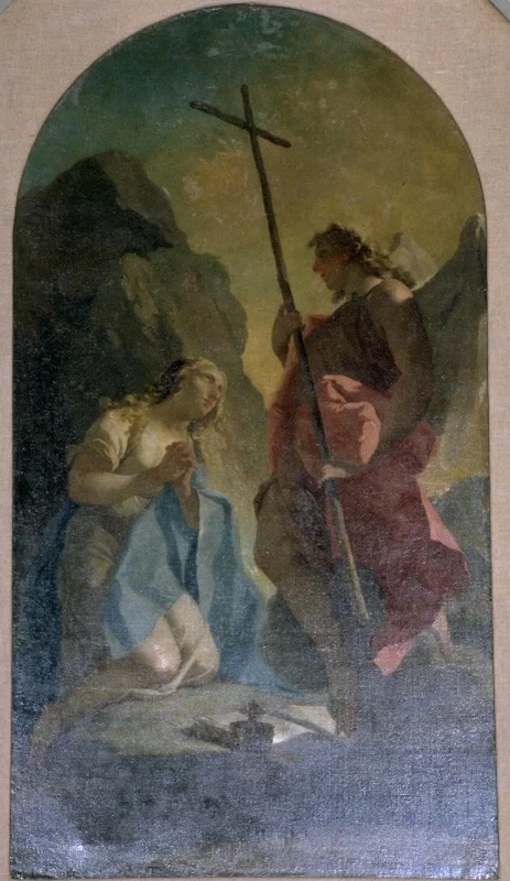 Mattia Bortoloni 106 Santa Maria Maddalena e un angelo crucifero