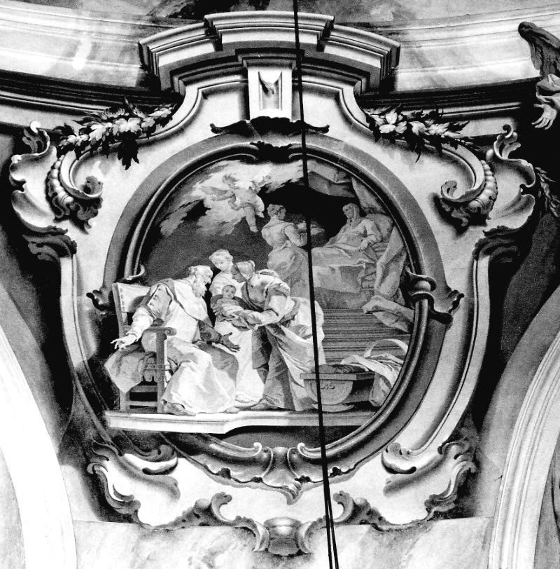 Mattia Bortoloni 123 storie della vita della Madonna. nascita di Maria Vergine Vicoforte, Cuneo