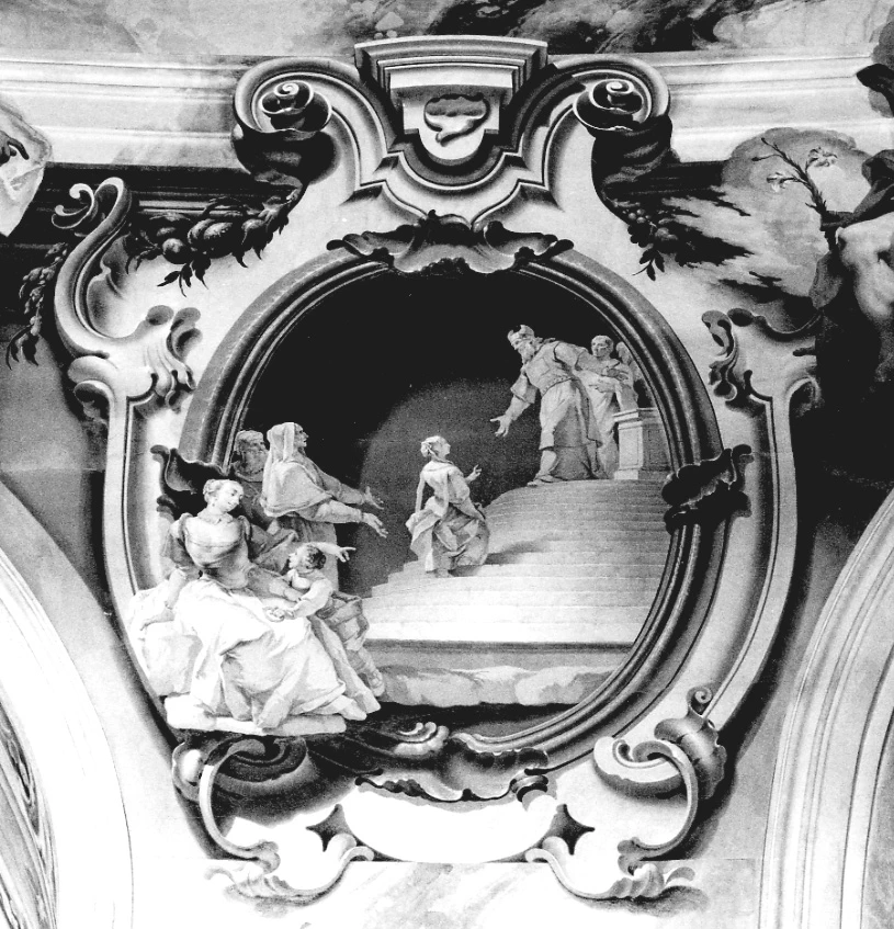 Mattia Bortoloni 125 Storie della vita della Madonna. presentazione di Maria Vergine al tempio Vicoforte, Cuneo