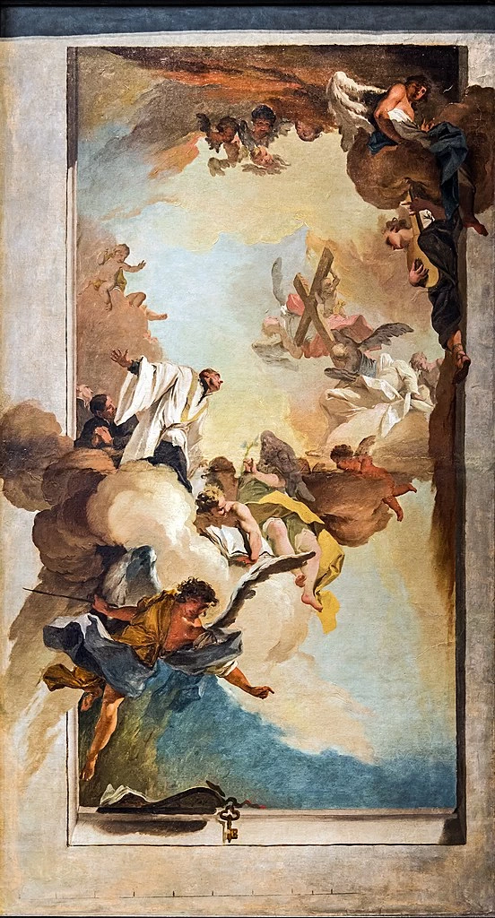 Mattia Bortoloni 58 Gloria di san Gaetano da Thiene Gallerie dell'Accademia, Venezia
