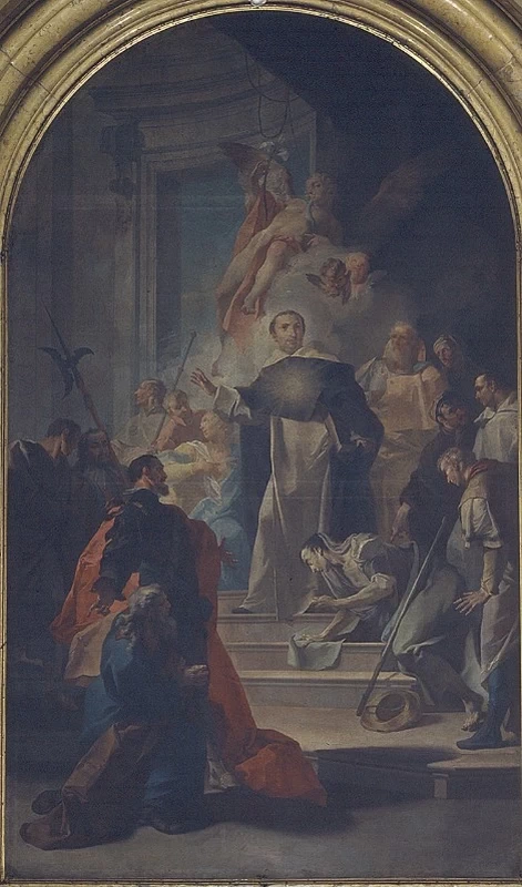 Mattia Bortoloni 80 Miracolo di san Tommaso d'Aquino