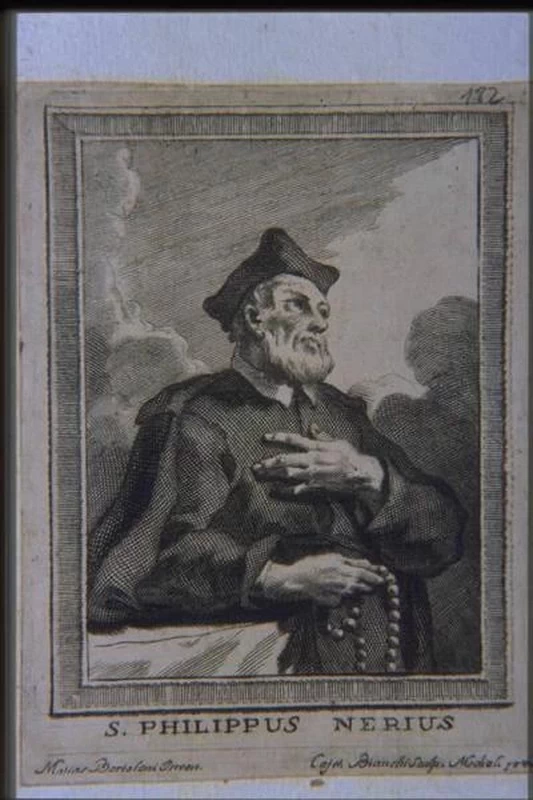 Mattia Bortoloni 97 San Filippo Neri ispirato dallo Spirito Santo Palazzo dei Filippini, Lodi