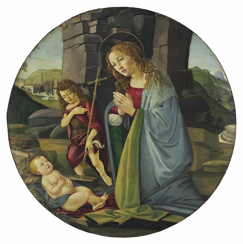 204 La Vergine adorante il Bambino Gesù e San Giovanni Battista Museo Soumaya, Città del Messico