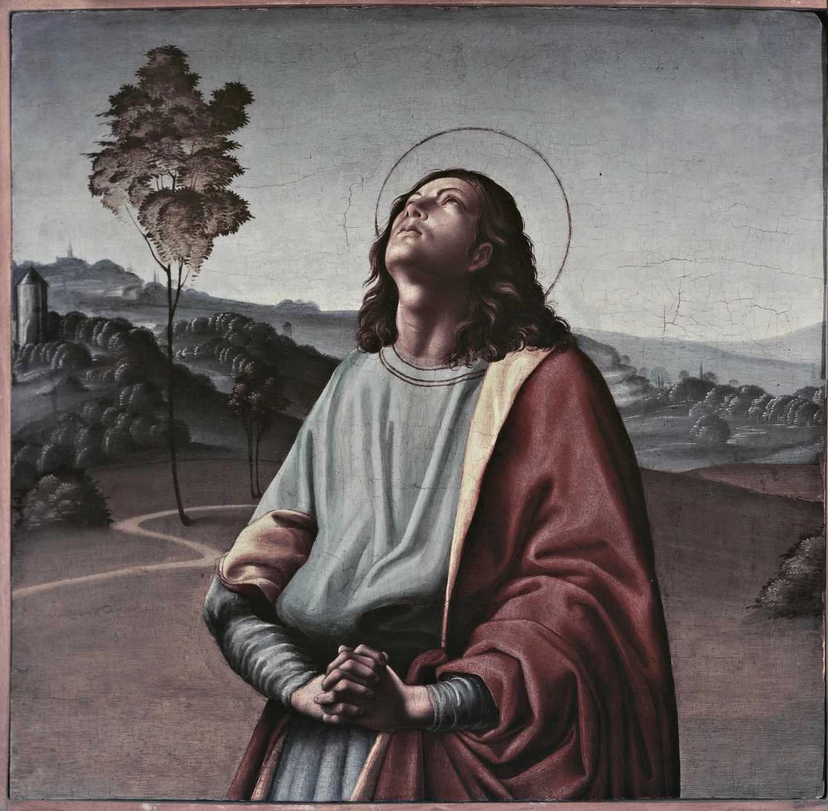 Raffaello Botticini 25 San Giovanni evangelista French & Co., New York attribuito