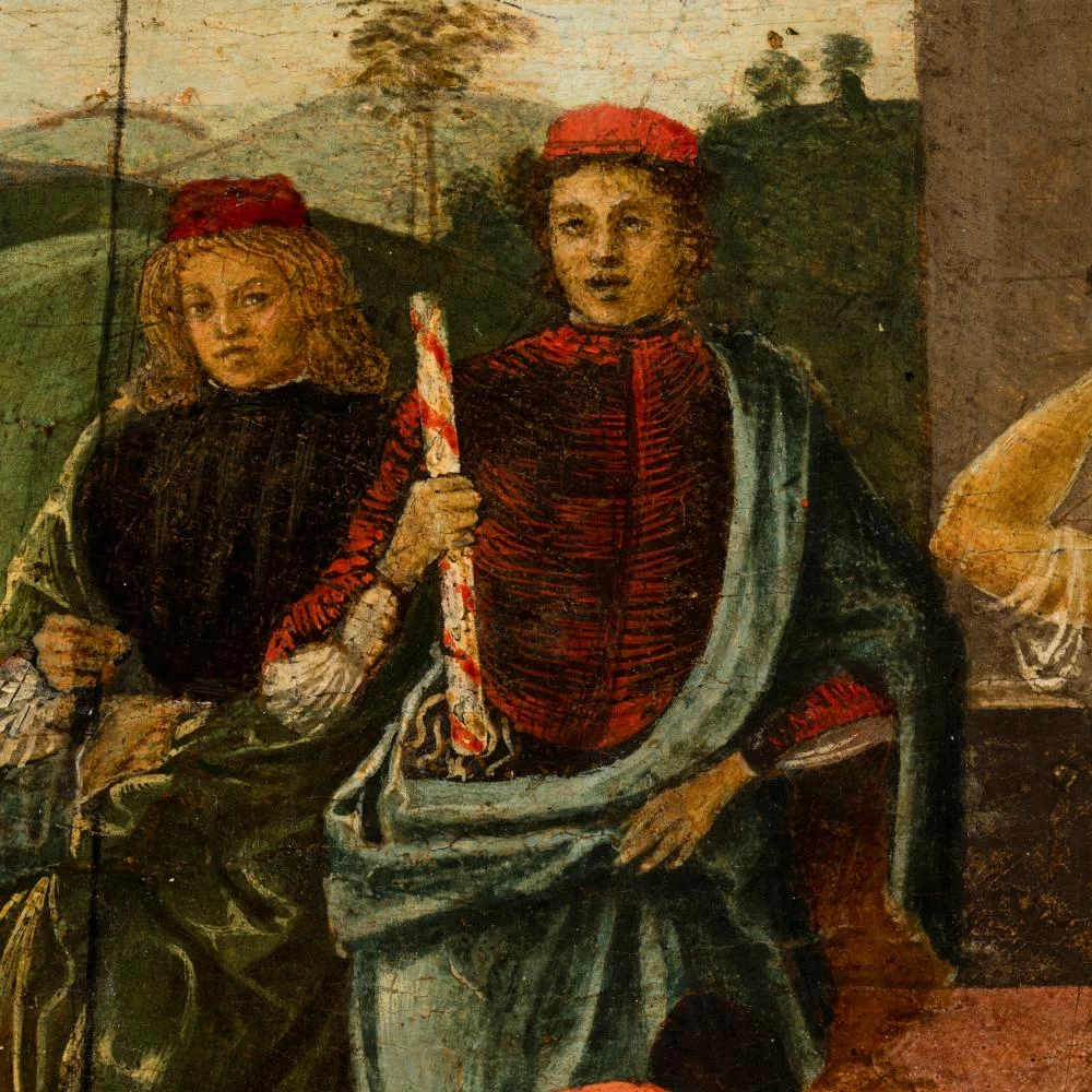 Raffaello Botticini 41 Martirio di una Santa dettaglio 3