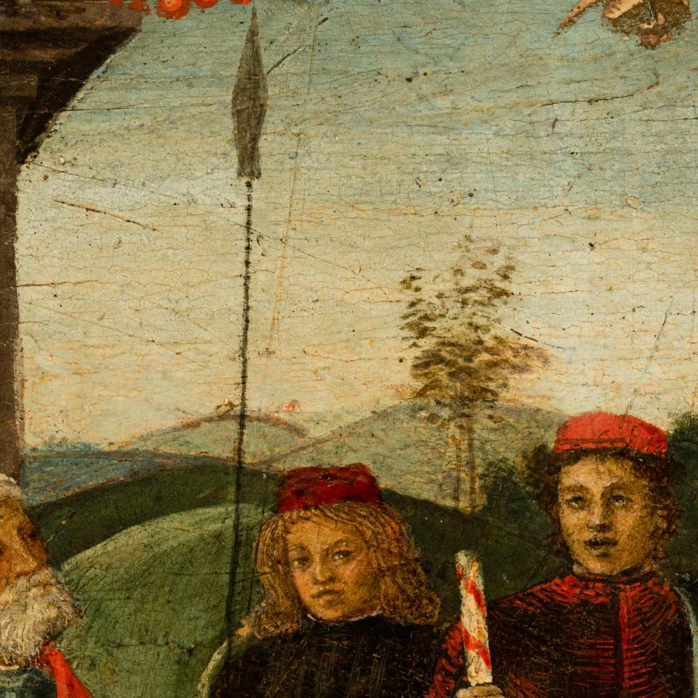 Raffaello Botticini 42 Martirio di una Santa dettaglio 4