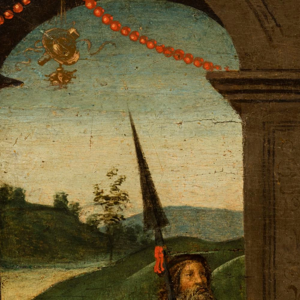 Raffaello Botticini 43 Martirio di una Santa dettaglio 5