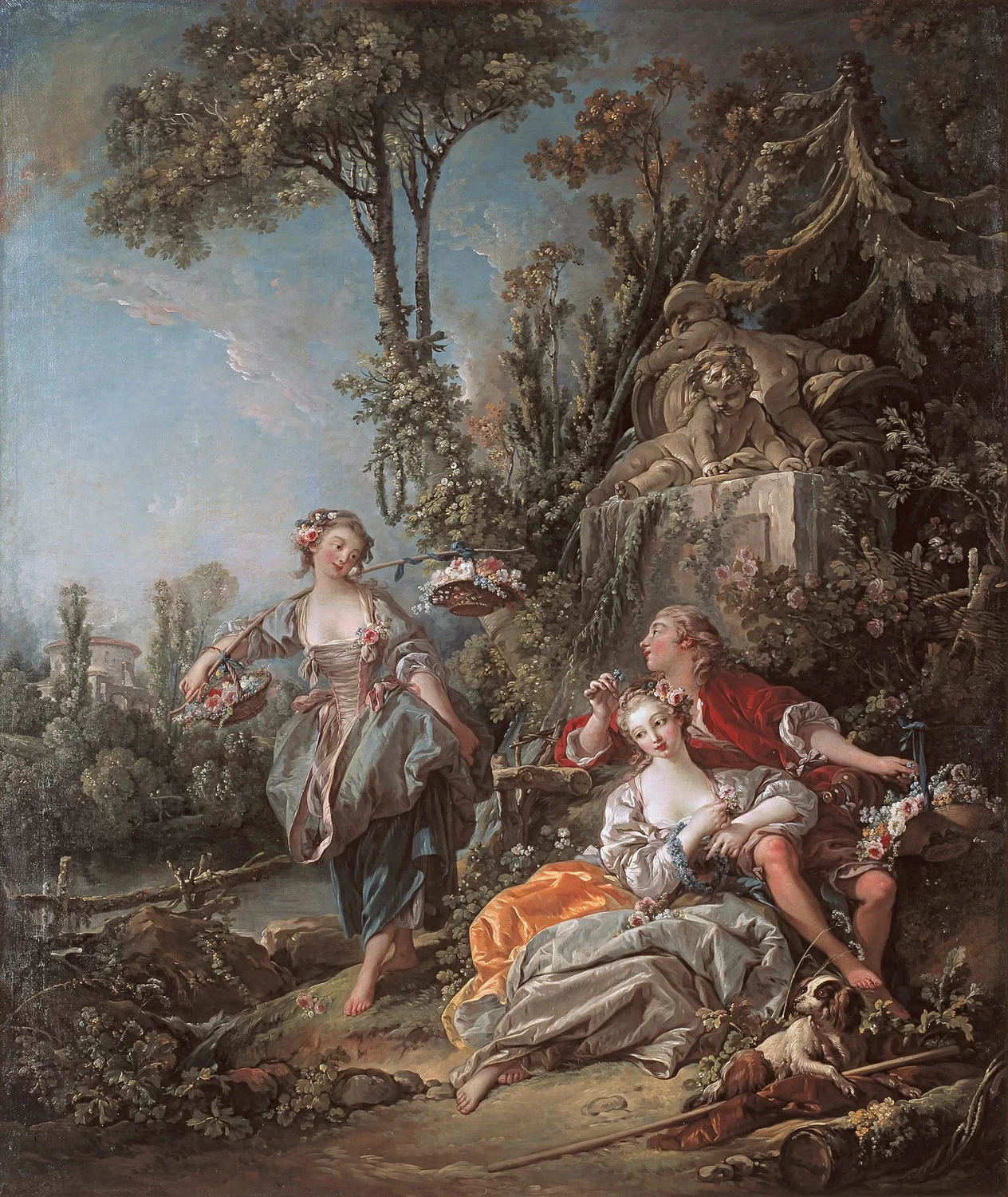 François Boucher 10 Amanti in un parco Timken Museum of Art, San Diego