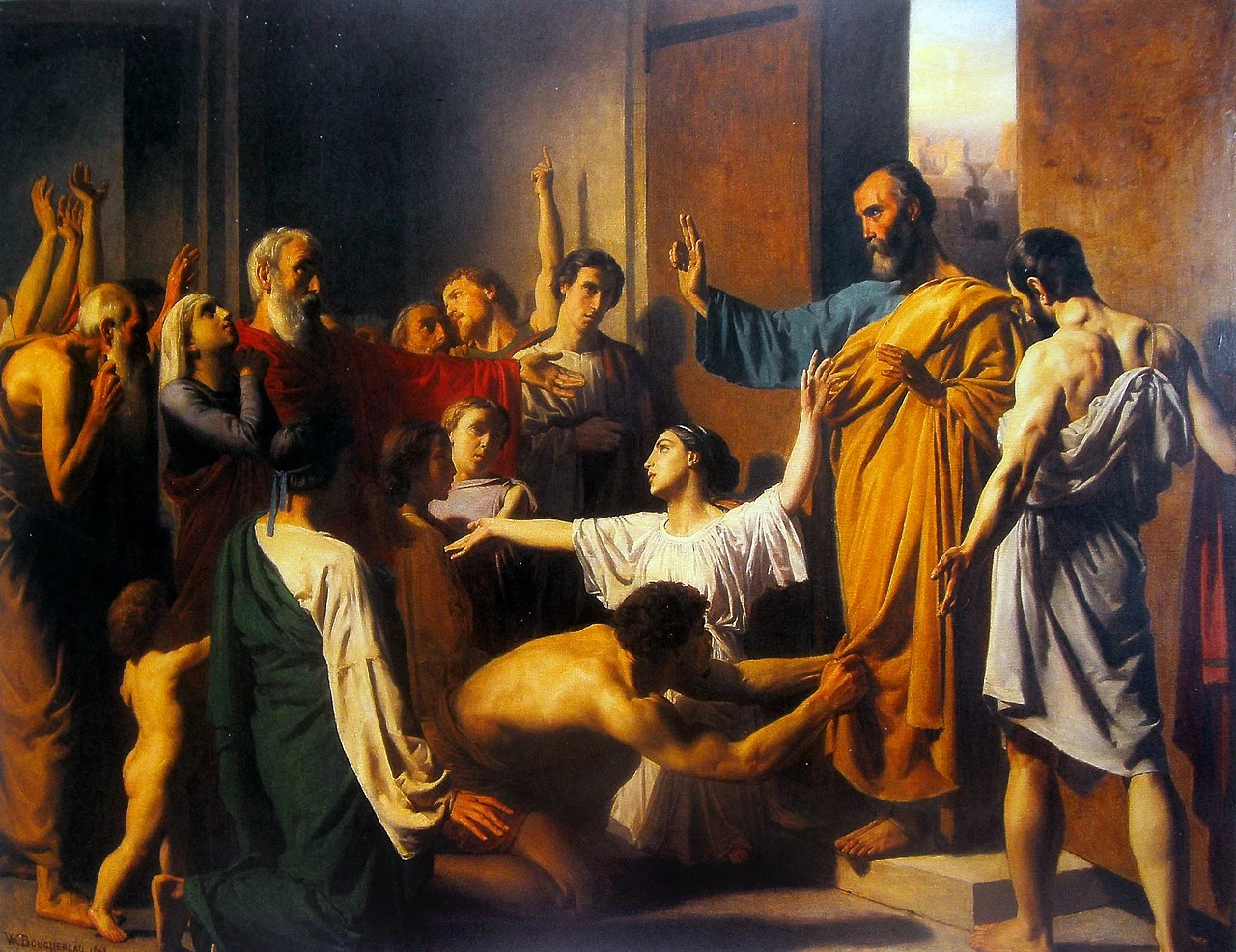 William Adolphe Bouguereau 221 San Pietro, dopo la sua liberazione dal carcere da parte dell'angelo Museo d'Orsay, Parigi