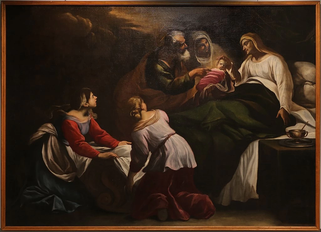 Giacinto Brandi 46 Nascita della Vergine San Filippo Neri, L'Aquila