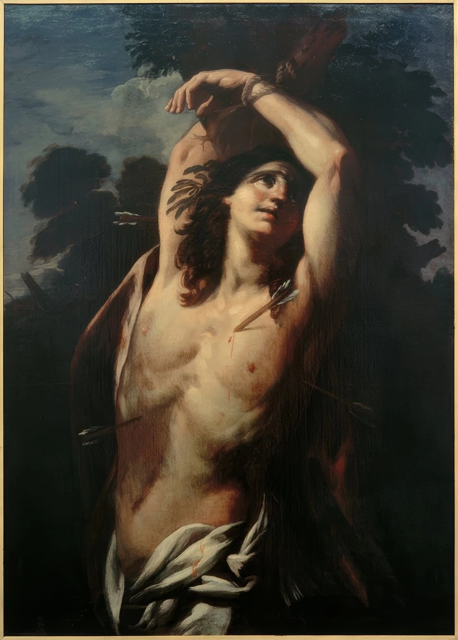 Giacinto Brandi 68 San Sebastiano Muzeum Narodowe w Warszawie