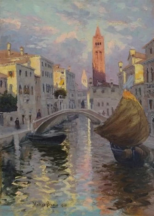 Italico Brass 114 Rio San Barnaba al Ponte dei Pugni, 1910ù