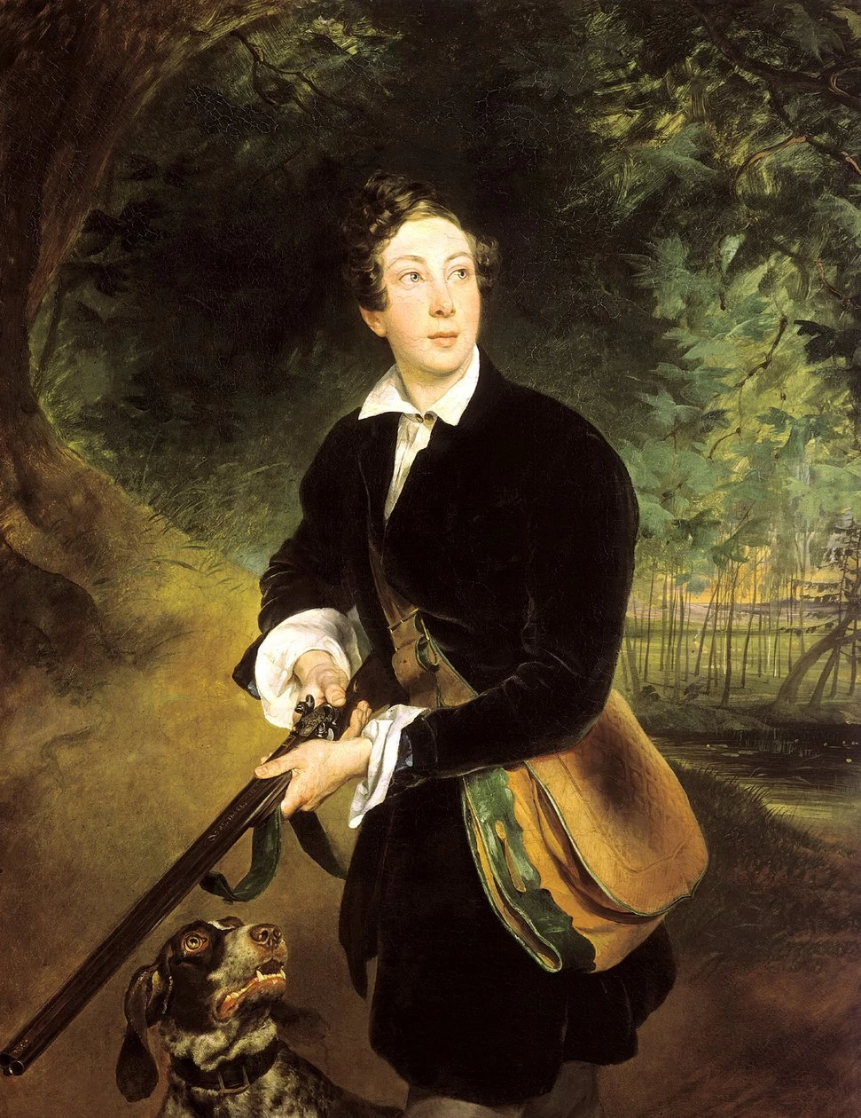 Karl Pavlovič Brjullov 102 Ritratto dell'autore Conte Aleksey Konstantinovich Tolstoy State Russian Museum, San Pietroburgo
