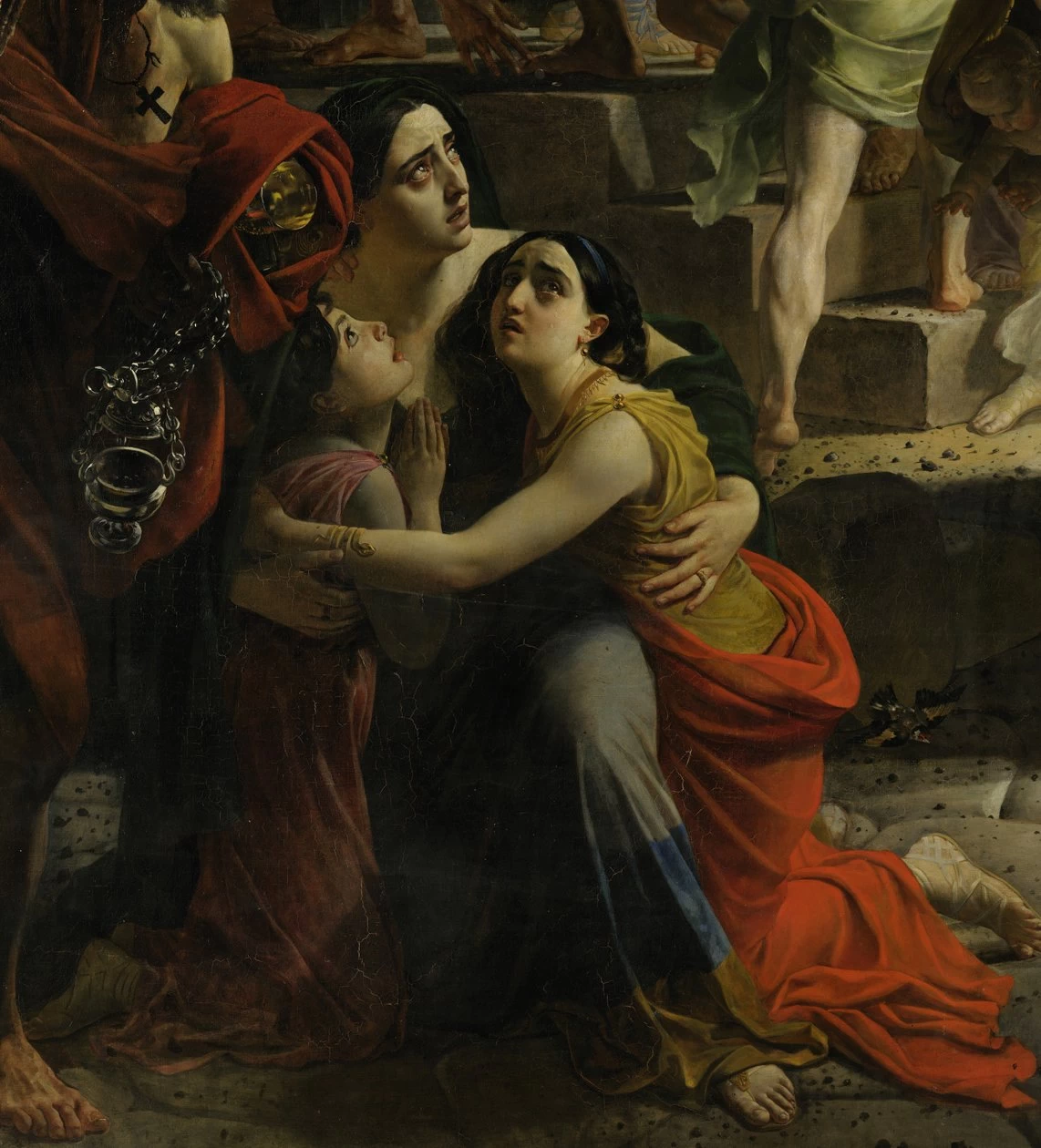 Karl Pavlovič Brjullov 48 L'ultimo giorno di Pompei, 1833 State Russian Museum, San Pietroburgo dettaglio 1