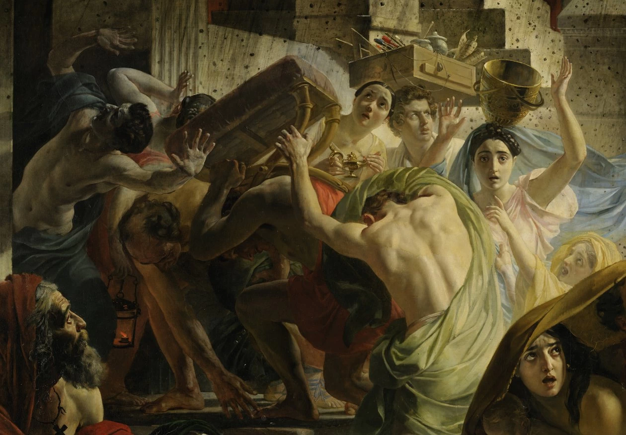 Karl Pavlovič Brjullov 51 L'ultimo giorno di Pompei, 1833 State Russian Museum, San Pietroburgo dettaglio 8
