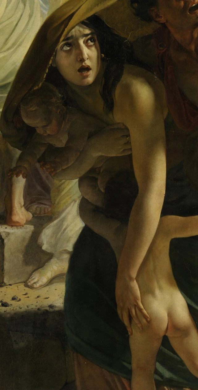 Karl Pavlovič Brjullov 53 L'ultimo giorno di Pompei, 1833 State Russian Museum, San Pietroburgo dettaglio 10