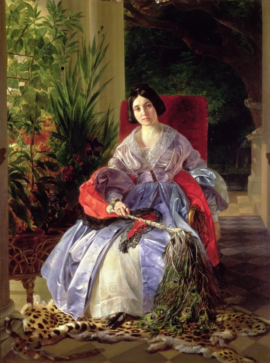 Karl Pavlovič Brjullov 93 Ritratto della Principessa Elizavetta Pavlovna Saltykova, 1841 State Russian Museum, San Pietroburgo