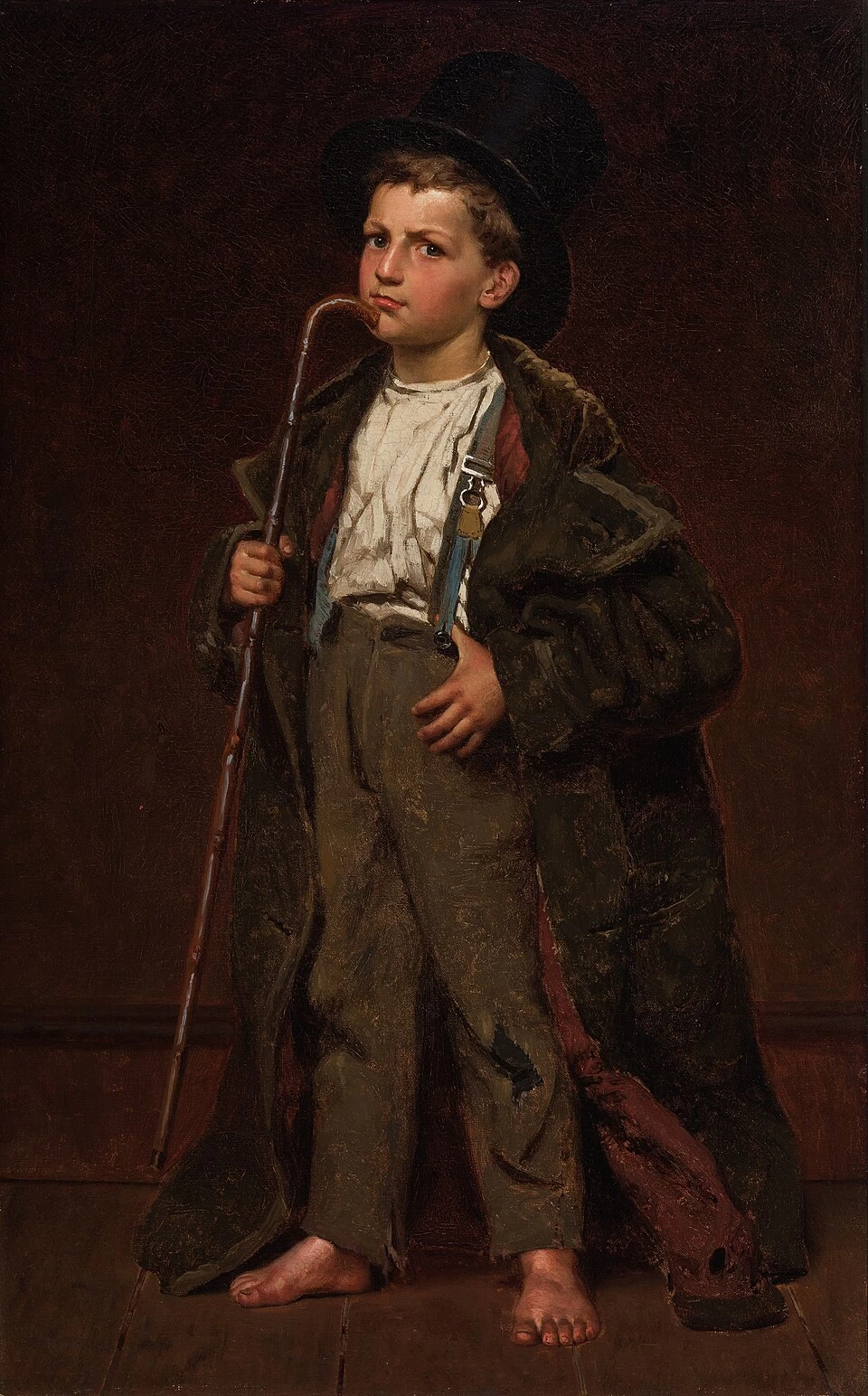 Ragazzo con bastone (1880) Museo d'arte di San Antonio